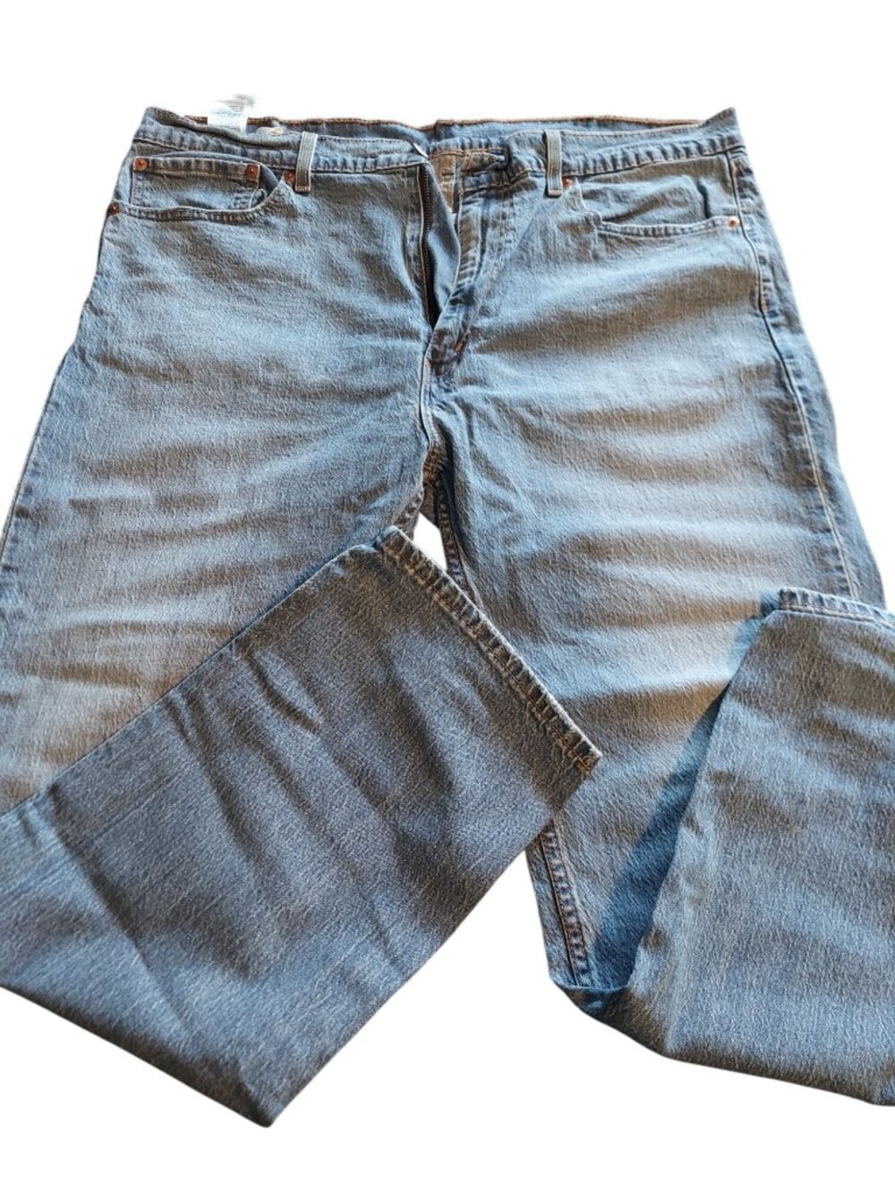 Levis 505 Mens Blue Denim Jeans Size W40 L30 Classic Fit 1476